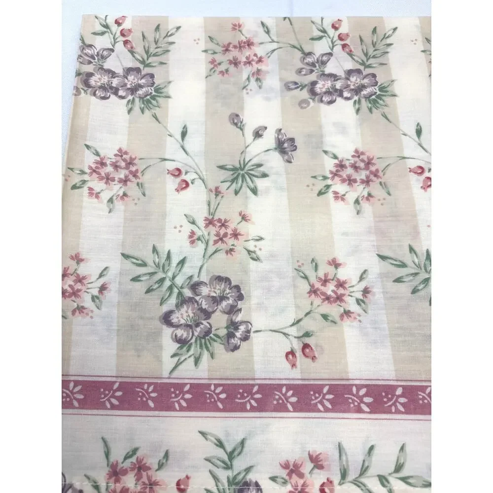 Vintage JC Penney Cottage Floral Standard Pillowcase Cottagecore Bedding 1980s